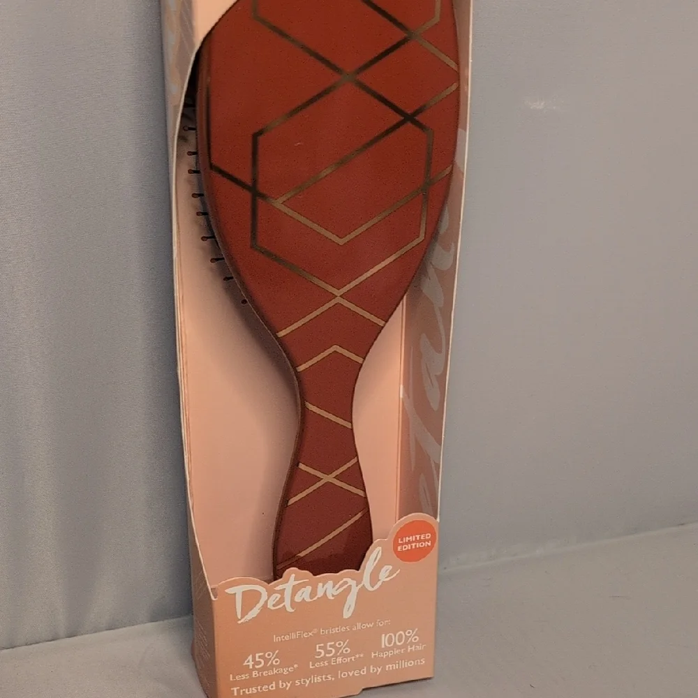 Original Detangler - Rust/Gold Geometric